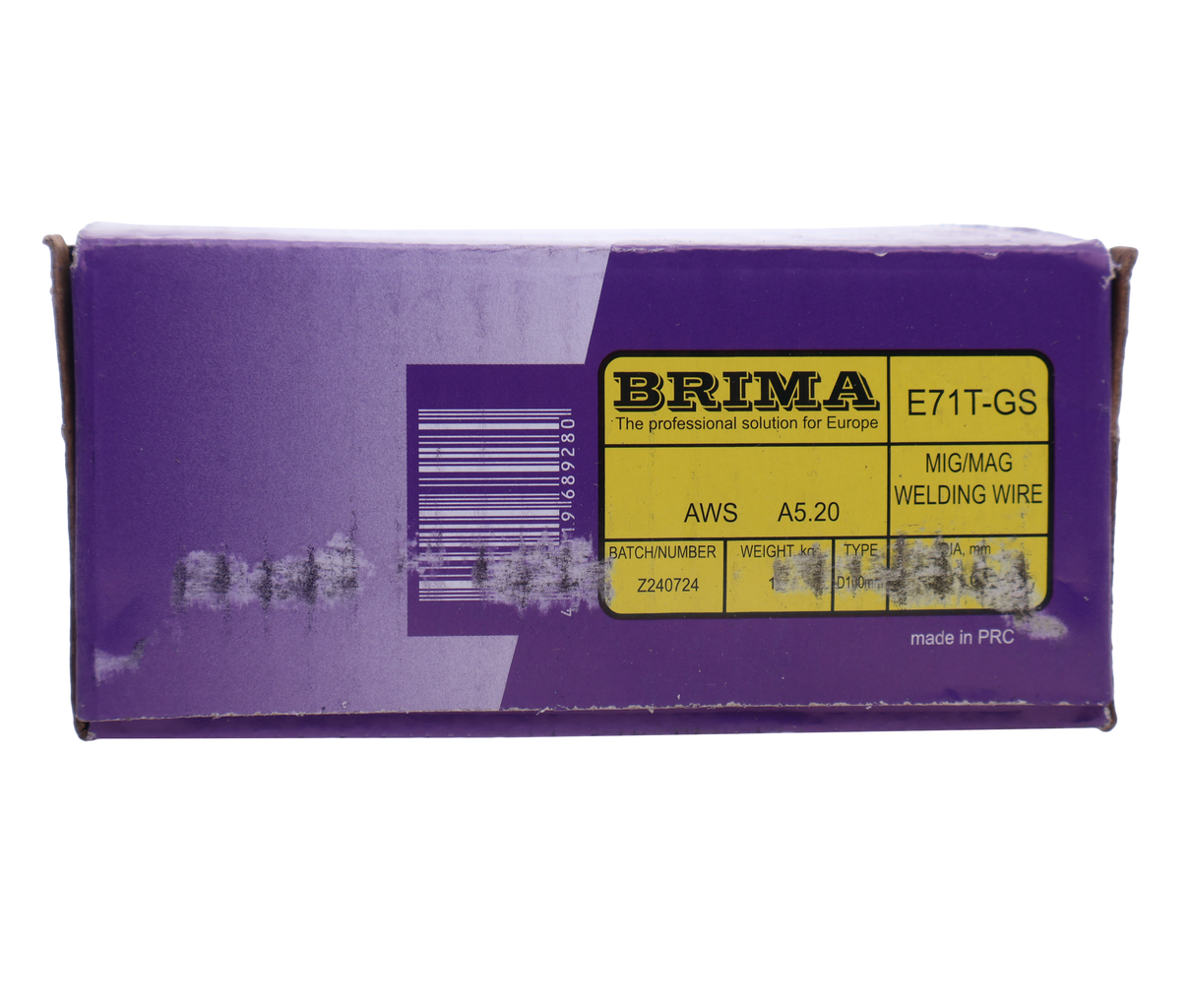 Проволока сварочная d=1.0мм 1.0кг флюсовая, Е71T-GS-1, BRIMA