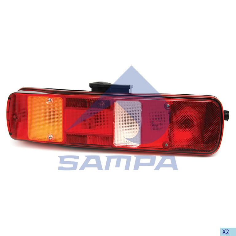 Фонарь задний FH,FM правый (АМР-разъем боковой), 035.163, SAMPA