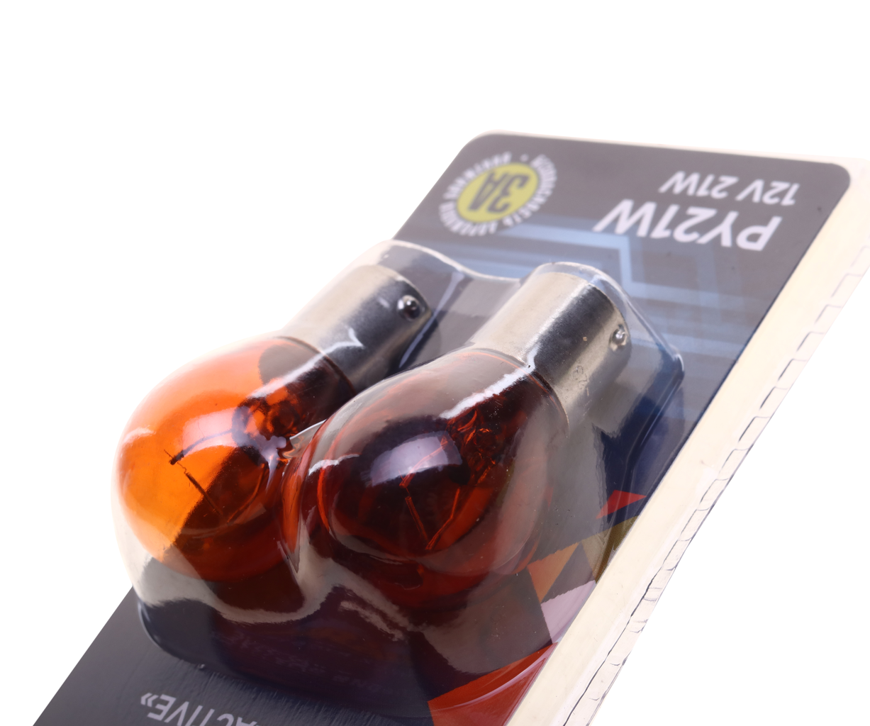 Лампа 12V PY21W BA15s блистер (2шт.) Orange Active, 71213OR/2BL, МАЯК