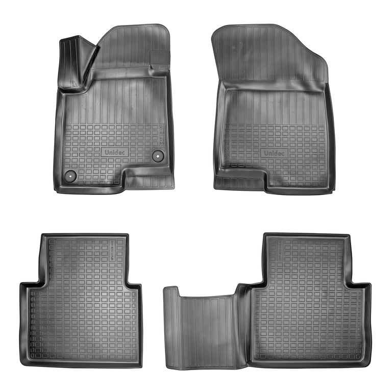 Коврик салона HAVAL Jolion (21-23) 3D 4WD полиуретан черный (4предм.), NPA11-C28-432, NORPLAST