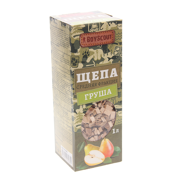 Щепа для копчения грушевая 302г, 61094, BOYSCOUT