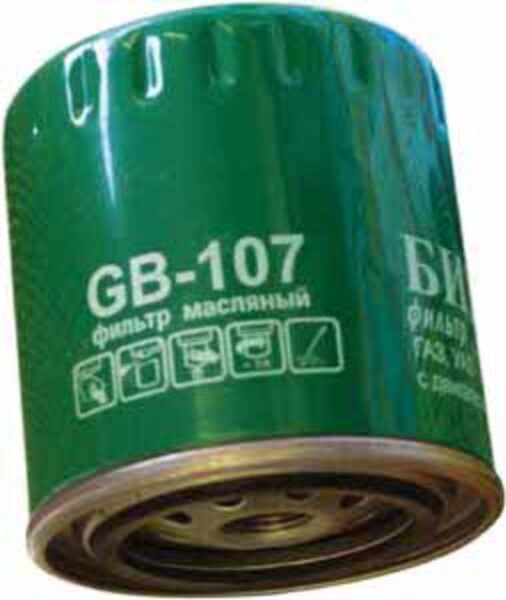 Фильтр масляный ГАЗ-3110,3302, GB-107, BIG FILTER